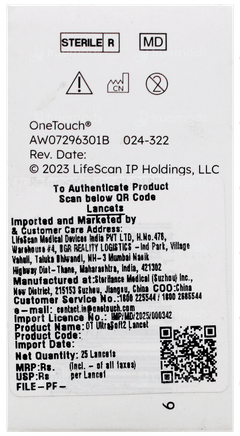 Onetouch Ultrasoft 2 Lancets 25