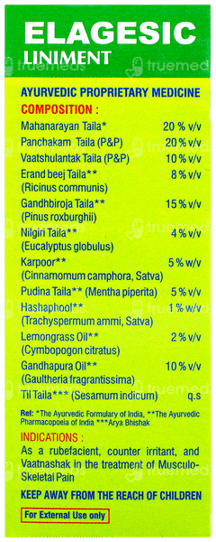 Elagesic Liniment 60ml