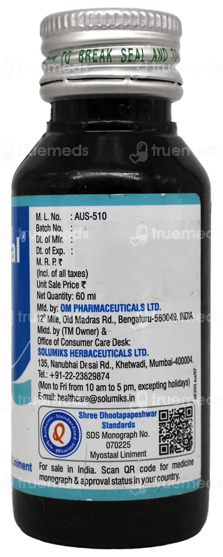 Myostaal Liniment 60Ml