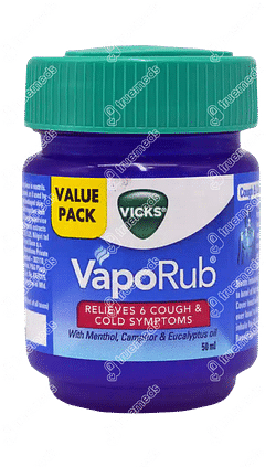 Vicks Vaporub 110 ml, Relief From Cold, Cough, Blocked Nose, Headache, Body  ache