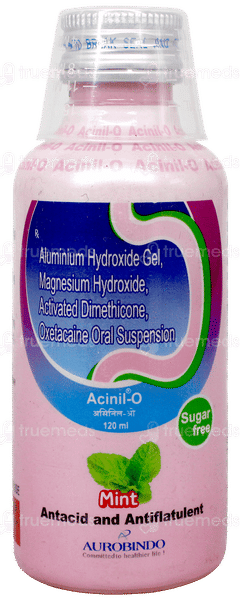 Acinil O Mint Flavour Sugar Free Suspension 120Ml