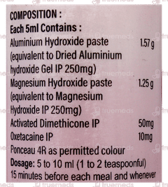 Acinil O Mint Flavour Sugar Free Suspension 120Ml