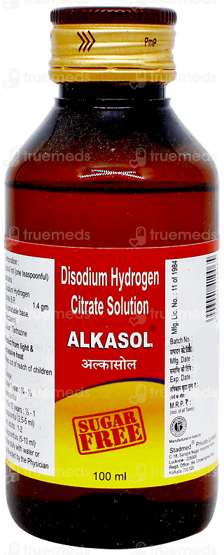 Alkasol Sugar Free Solution 100ml