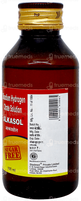 Alkasol Sugar Free Solution 100ml