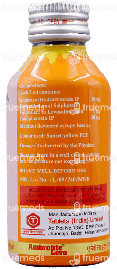 Ambrolite Levo Syrup 100ml Ambrolite Levo Syrup 100ml