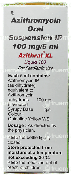 Azithral Xl 100 Liquid 30ml