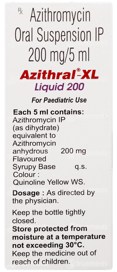 Azithral Xl 200 Liquid 30ml