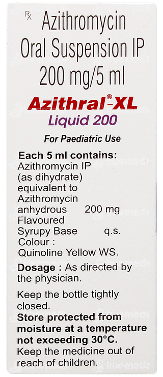 Azithral Xl 200 Liquid 30ml