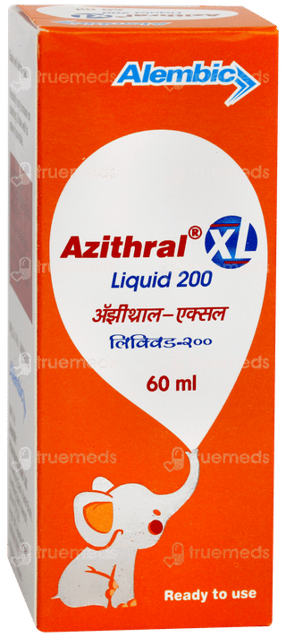 Azithral Xl 200 Liquid 60ml