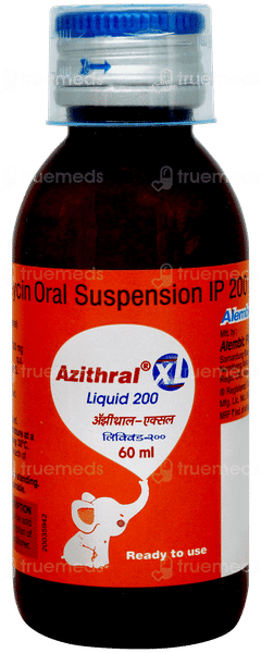 Azithral Xl 200 Liquid 60ml