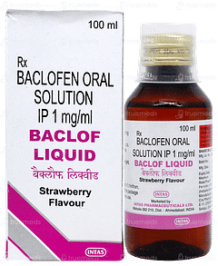 Baclof Strawberry Flavour Liquid 100ml