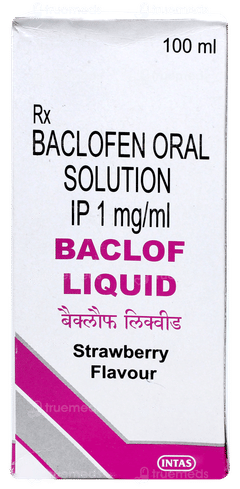 Baclof Strawberry Flavour Liquid 100ml