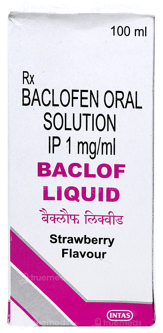 Baclof Strawberry Flavour Liquid 100ml