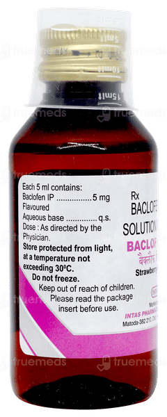Baclof Strawberry Flavour Liquid 100ml
