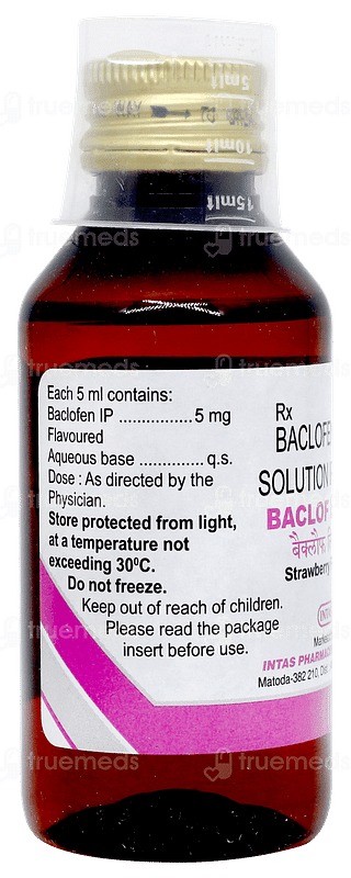 Baclof Strawberry Flavour Liquid 100ml