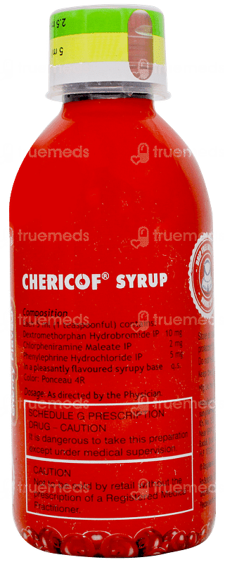 Chericof Cherry Flavour Syrup 100ml