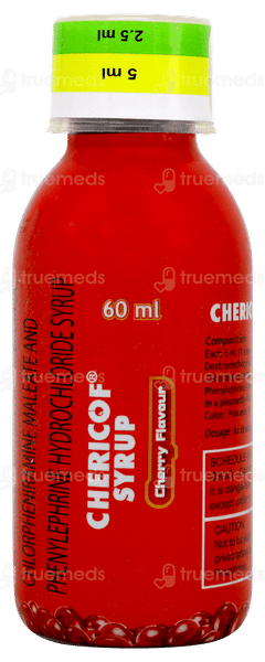 Chericof Cherry Flavour Syrup 60ml