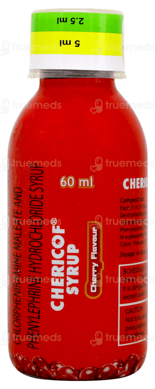 Chericof Cherry Flavour Syrup 60ml
