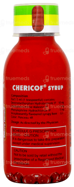 Chericof Cherry Flavour Syrup 60ml