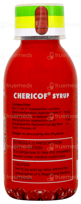 Chericof Cherry Flavour Syrup 60ml