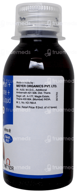 Cofaid D Sugar Free Syrup 100ml