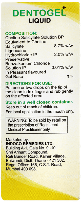 Dentogel Liquid 20gm