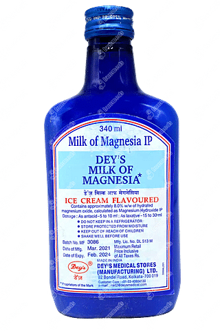 Deys Milk Of Magnesia Liquid 340 ML