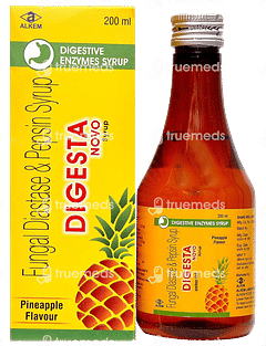 Digesta Novo Pineapple Flavour Syrup 200ml