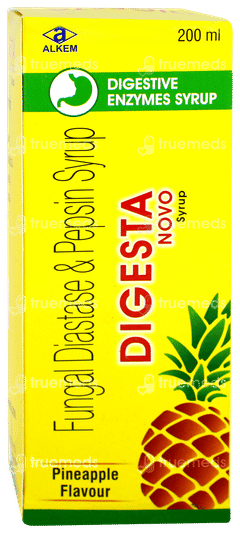 Digesta Novo Pineapple Flavour Syrup 200ml