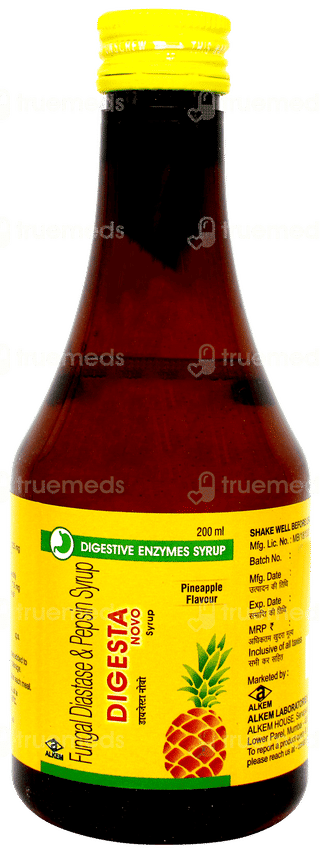 Digesta Novo Pineapple Flavour Syrup 200ml