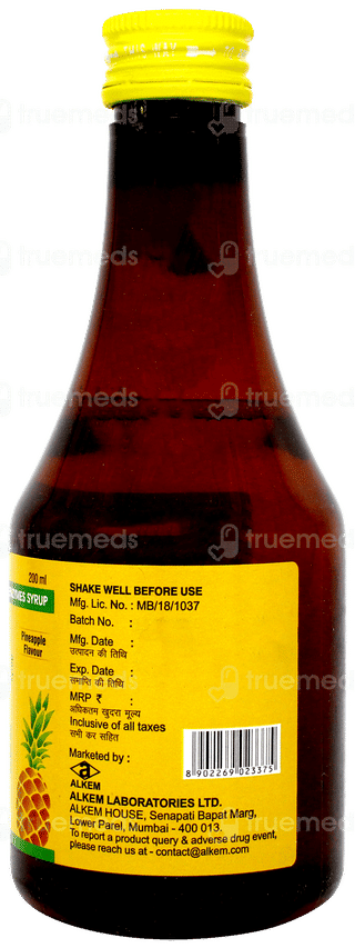 Digesta Novo Pineapple Flavour Syrup 200ml