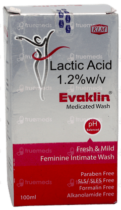 Evaklin Medicated Wash 100Ml