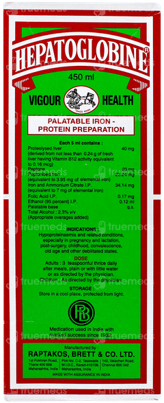 Hepatoglobine 450ml