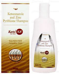 Keto Sz Hair Wash Shampoo 120ml