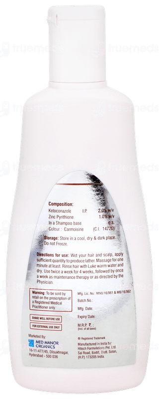 Keto Sz Hair Wash Shampoo 120ml