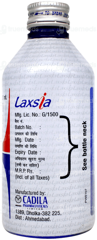 Laxsia 3.75/11.25 Ml Liquid 200 Ml