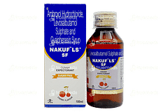 Nakuf Ls Plus Sf Cherry Flavour Expectorant 100ml