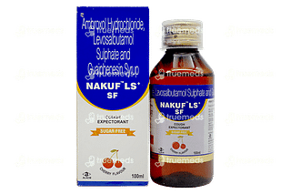 Nakuf Ls Plus Sf Cherry Flavour Expectorant 100ml