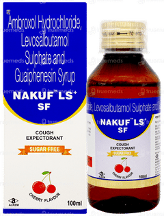 Nakuf Ls+ Sf Cherry Flavour Expectorant 100ml