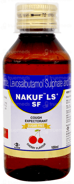Nakuf Ls+ Sf Cherry Flavour Expectorant 100ml