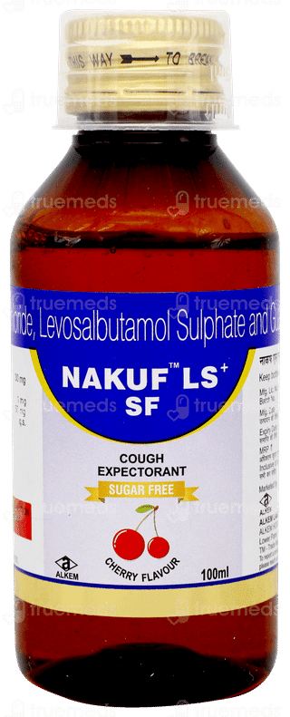 Nakuf Ls+ Sf Cherry Flavour Expectorant 100ml