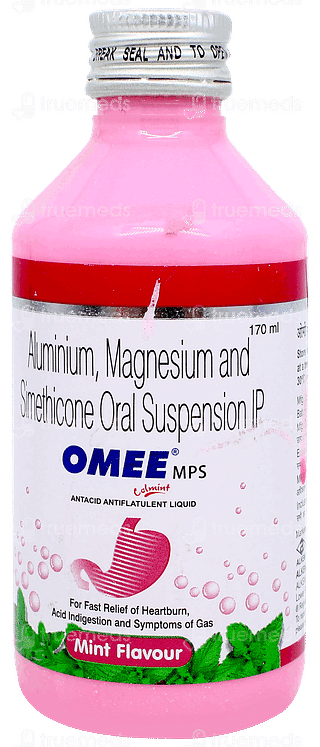 Omee Mps Mint 200/25/200 MG Oral Suspension  170 ML