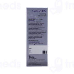 Saslic Ds Foaming Face Wash 60ml Saslic Ds Foaming Face Wash 60ml