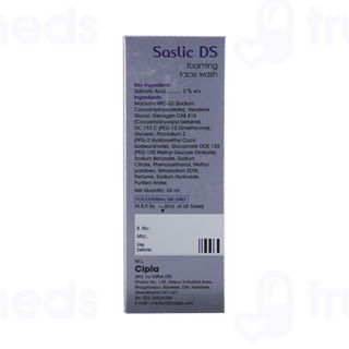 Saslic Ds Foaming Face Wash 60ml