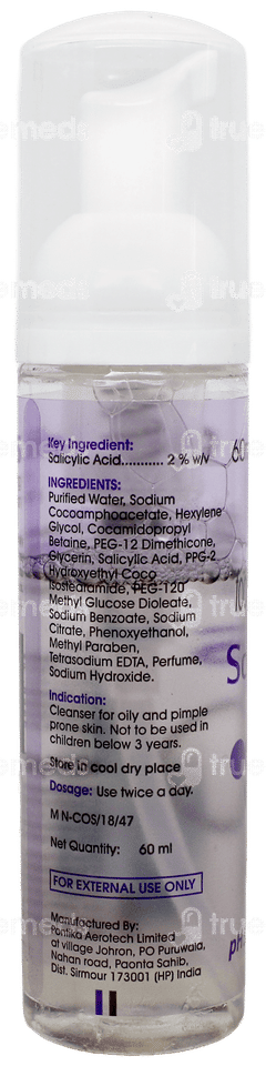 Saslic Ds Foaming Face Wash 60Ml