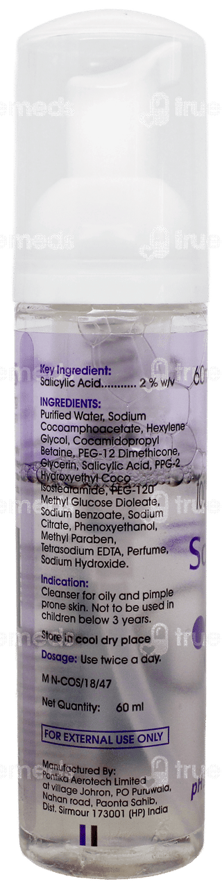 Saslic Ds Foaming Face Wash 60Ml