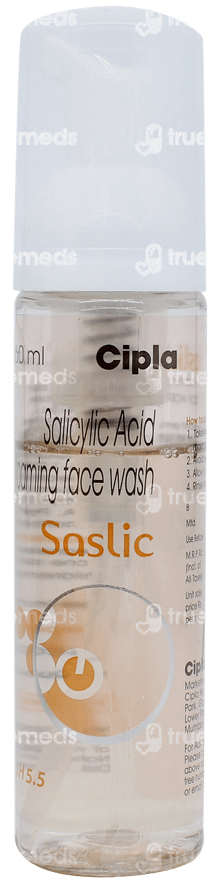 Saslic Foaming Face Wash 60ml