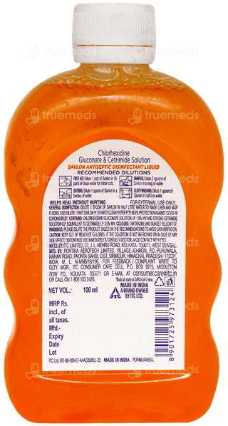 Savlon Antiseptic Disinfectant Liquid 100Ml