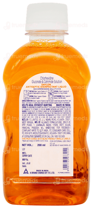 Savlon Antiseptic Disinfectant Liquid 200ml