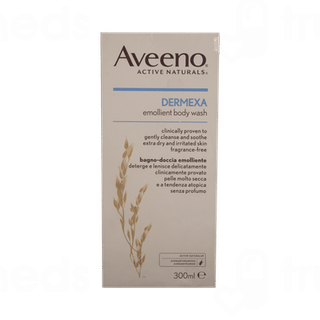 Aveeno Dermexa Emollient Bodywash Liquid 300 Ml